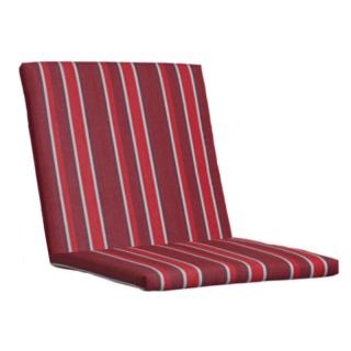 Kettler / KETTtex-Exklusiv®Auflage, 103x50x4cm, rot gestreift mit Reißverschluß