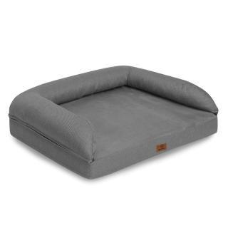 KETTtex Exklusiv orthopädisches Ergo-Hunde/Katzen Liegebett Moritz, Größe M 80x55x10/23cm