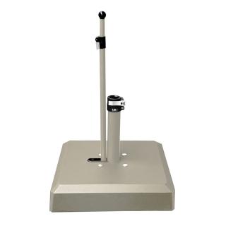 Liro Alu-Vario Sonnenschirmständer 65 kg, champagner mit Schnellspannung 35/36, 38/39, 45, 48, 50, 55 mm Ø