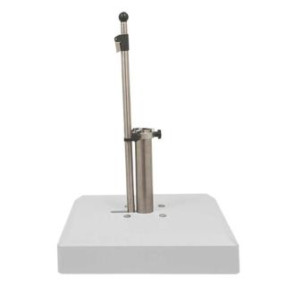 Liro Alu-Vario Sonnenschirmständer 65 kg, weiss, mit flexibler Klemmung 23 - 53 mm Ø