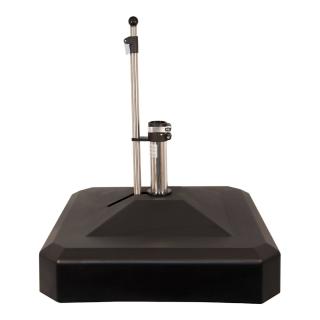 Liro Midi Plus 100 Kg Schirmständer fahrbar anthrazit, Schnellspannung 50 + 55 mm Ø