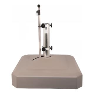 Liro Midi Plus 100 Schirmständer fahrbar graphit, flexible Klemmung 45-66 mm Ø