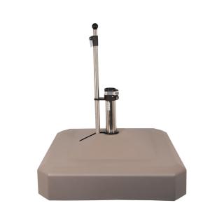 Liro Midi Plus Schirmständer 100kg fahrbar graphit, Schnellspannung 50 + 55 mm Ø