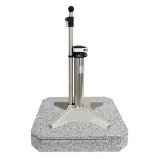 Liro Mini Plus 50 KE Granit fahrbar grau, Schnellspannung 35,38/39,50,55 mm Ø