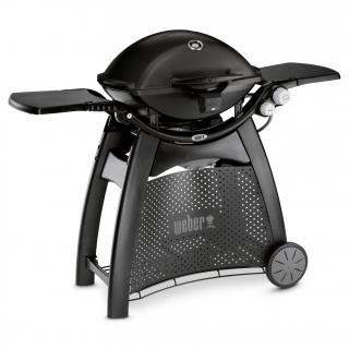 Weber Q 3200 Station, Black Hitzeschutz und Bratenrost