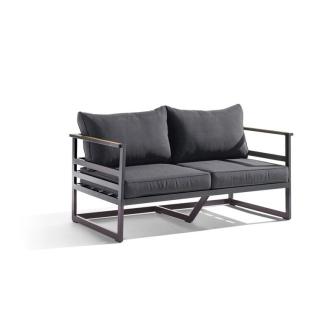 Sieger Sydney 2-Sitzer Sofa eisengrau/grau