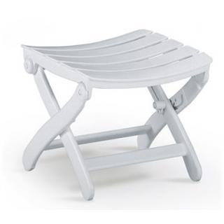 Füßchen Tiffany Hocker u.Sessel alt 4 Stk. weiß 4,5 cm