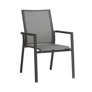 Zebra Fly Alu-Stapelsessel graphite