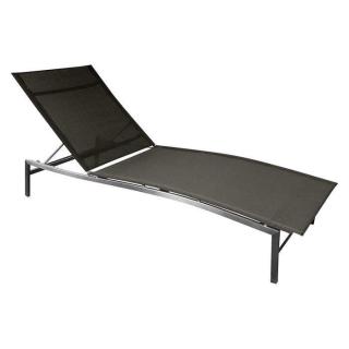 Zebra One Liege Edelstahl mit Textilen-Bespannung, dark platinum