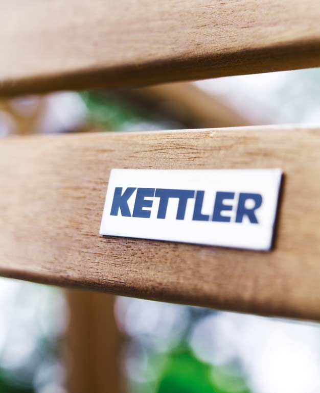 Kettler setzt ausschließlich auf Teakholz aus FSC-zertifizierten Quellen